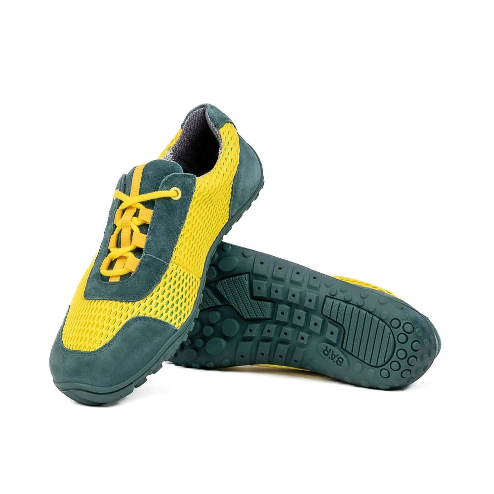 Comfy Barfuß - Yellow & Green ( Baer Sole)