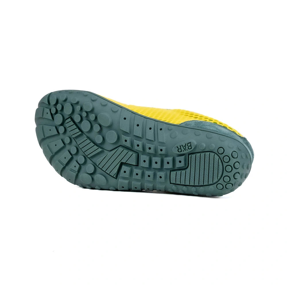Comfy Barfuß - Yellow & Green ( Baer Sole)