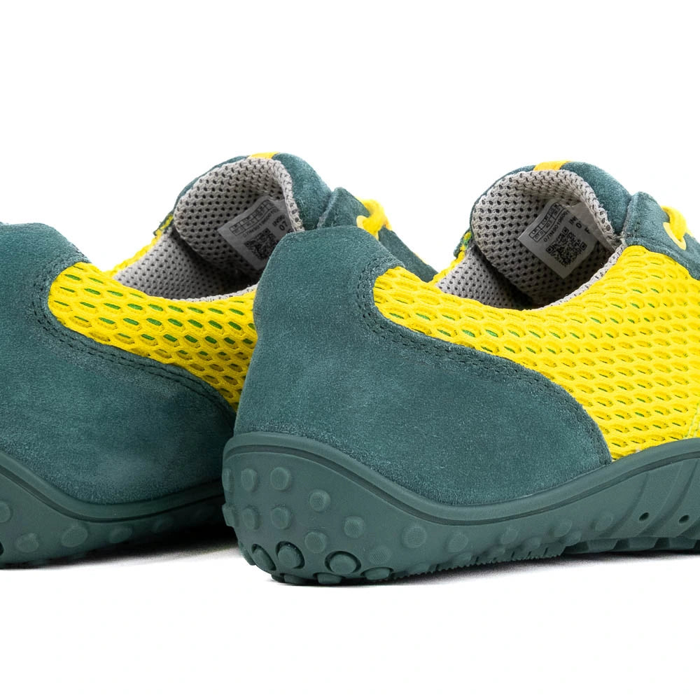 Comfy Barfuß - Yellow & Green ( Baer Sole)