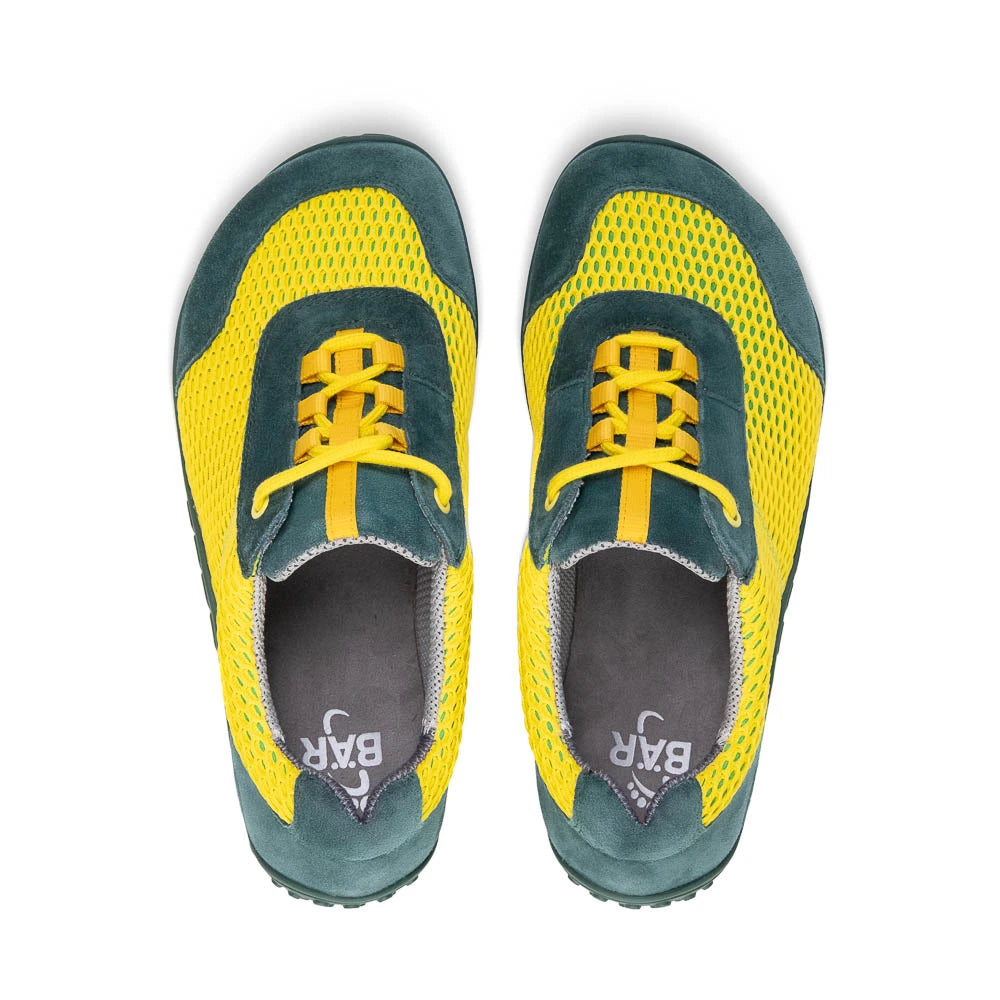Comfy Barfuß - Yellow & Green ( Baer Sole)