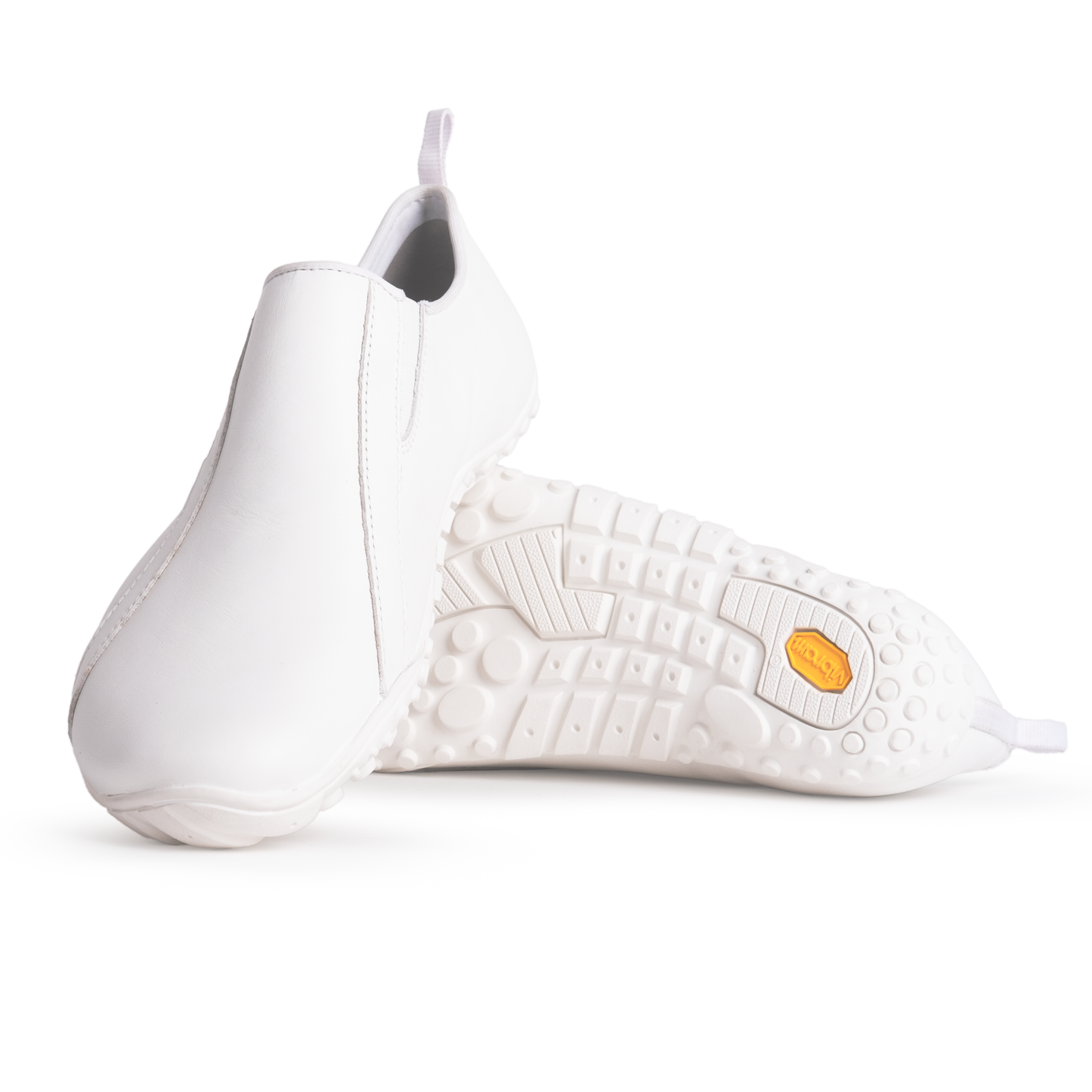 Baer Freiheit Barfuß Slip-on Barefoot Shoes for Men & Women - White (Vibram Sole)