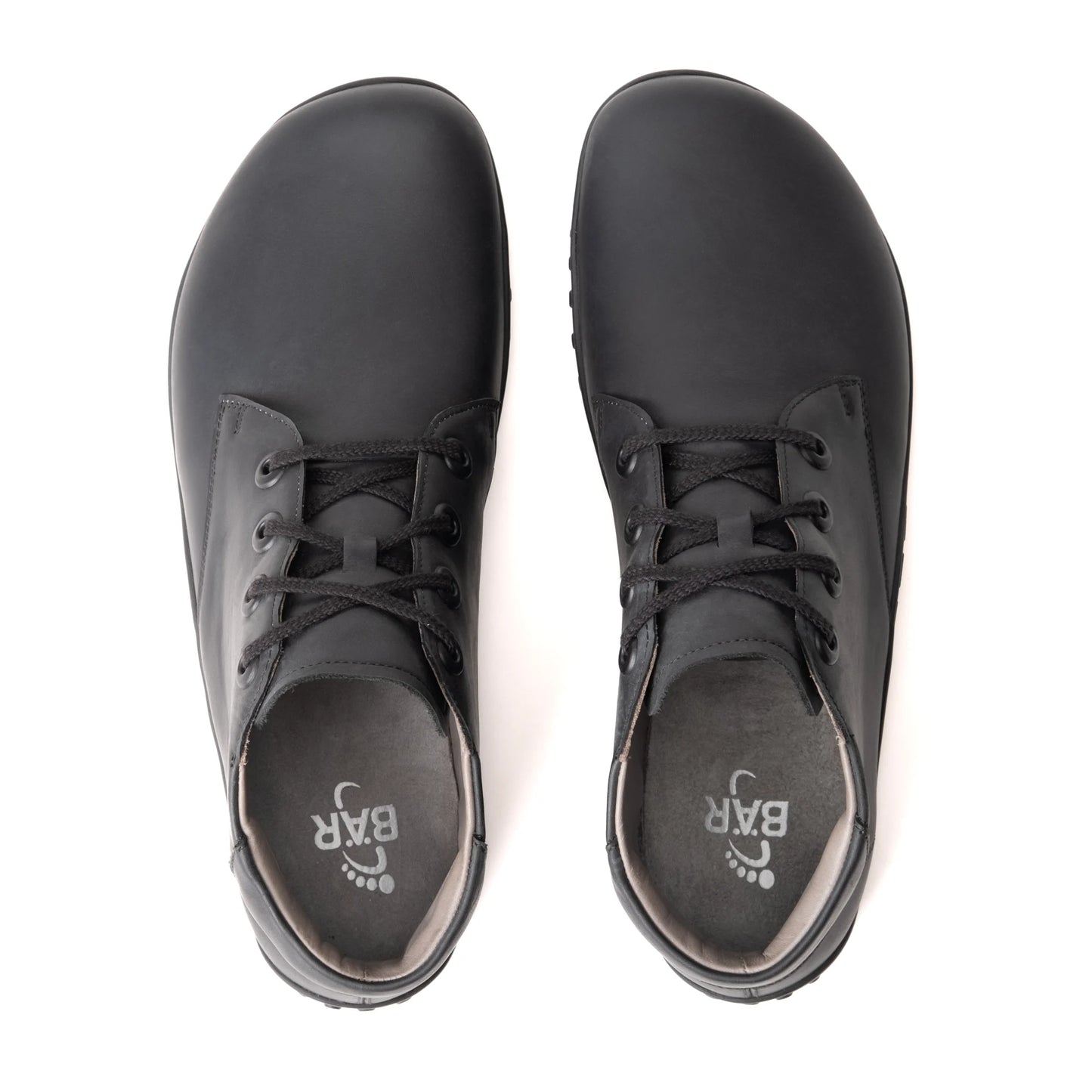 Baer Urban Leder Executive Barefoot Shoes for Men & Women - Profi (Black)