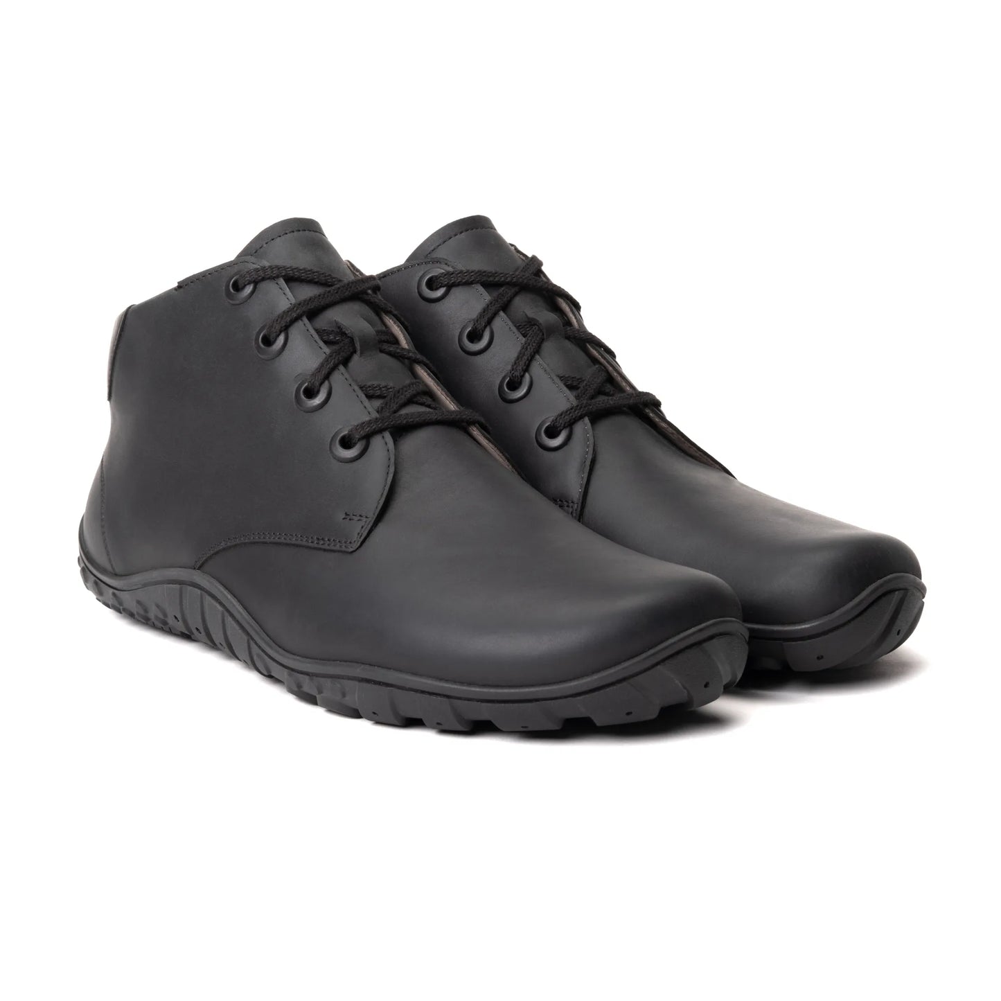 Baer Urban Leder Executive Barefoot Shoes for Men & Women - Profi (Black)