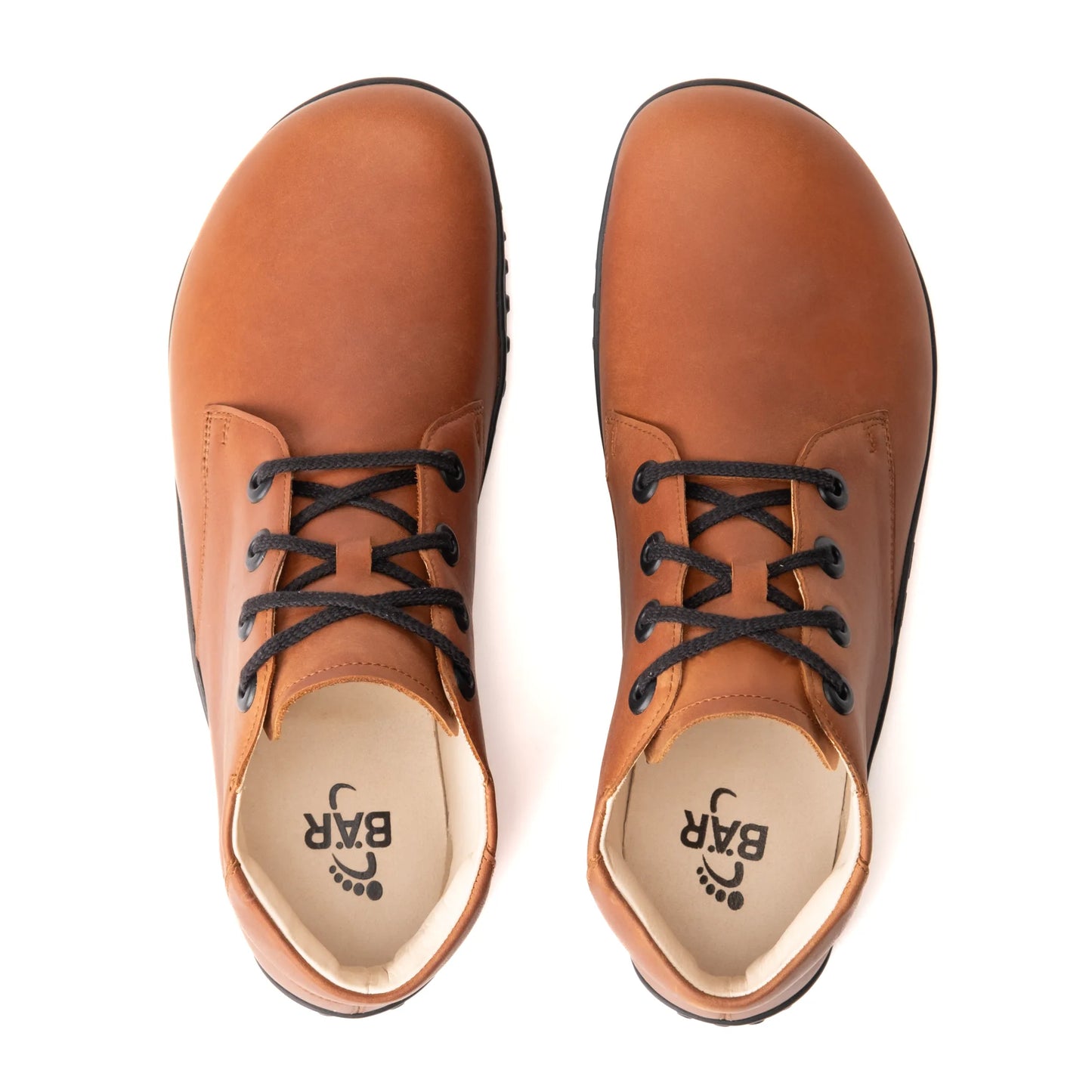 Baer Urban Leder Executive Barefoot Shoes for Men & Women - Profi (Tan & Black)