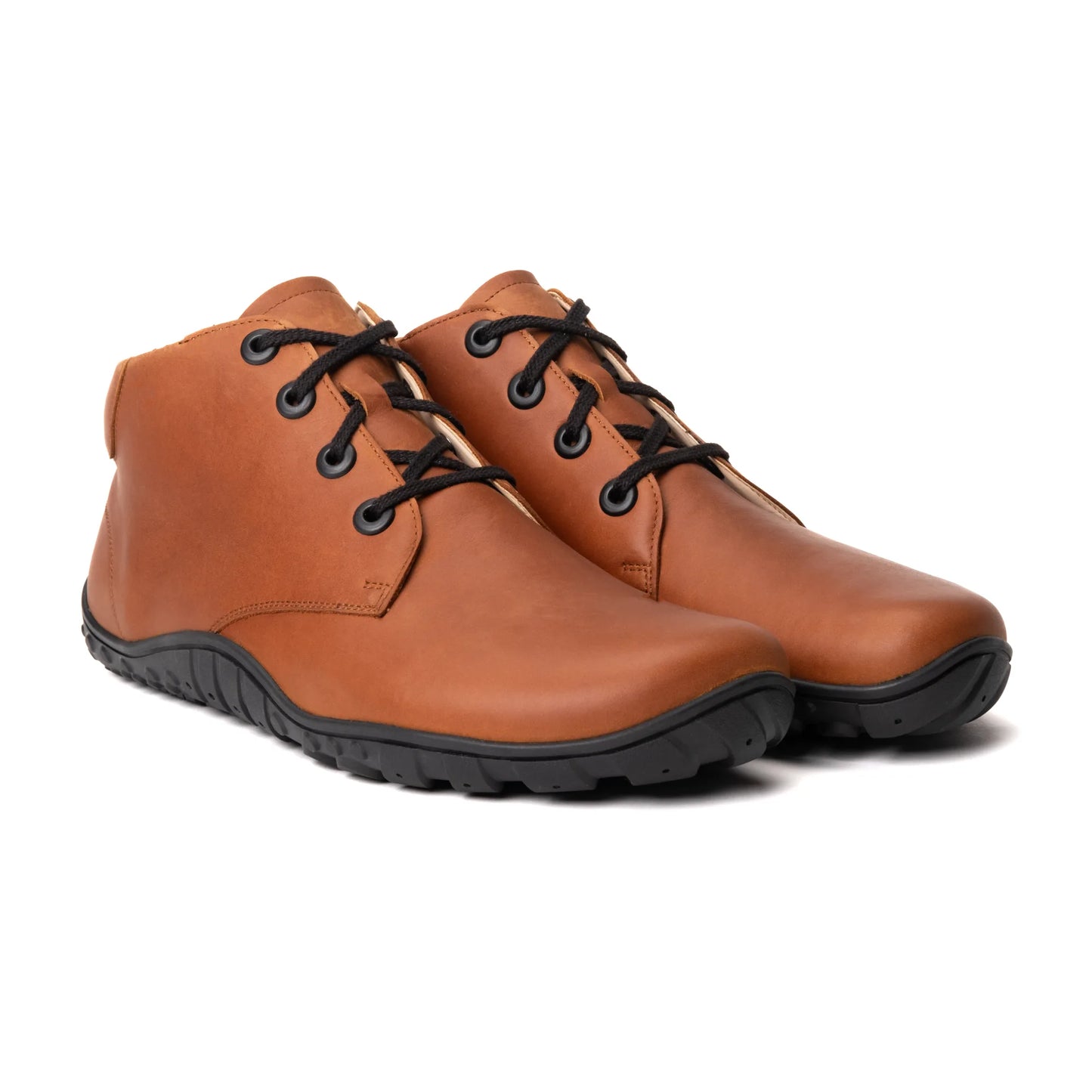 Baer Urban Leder Executive Barefoot Shoes for Men & Women - Profi (Tan & Black)
