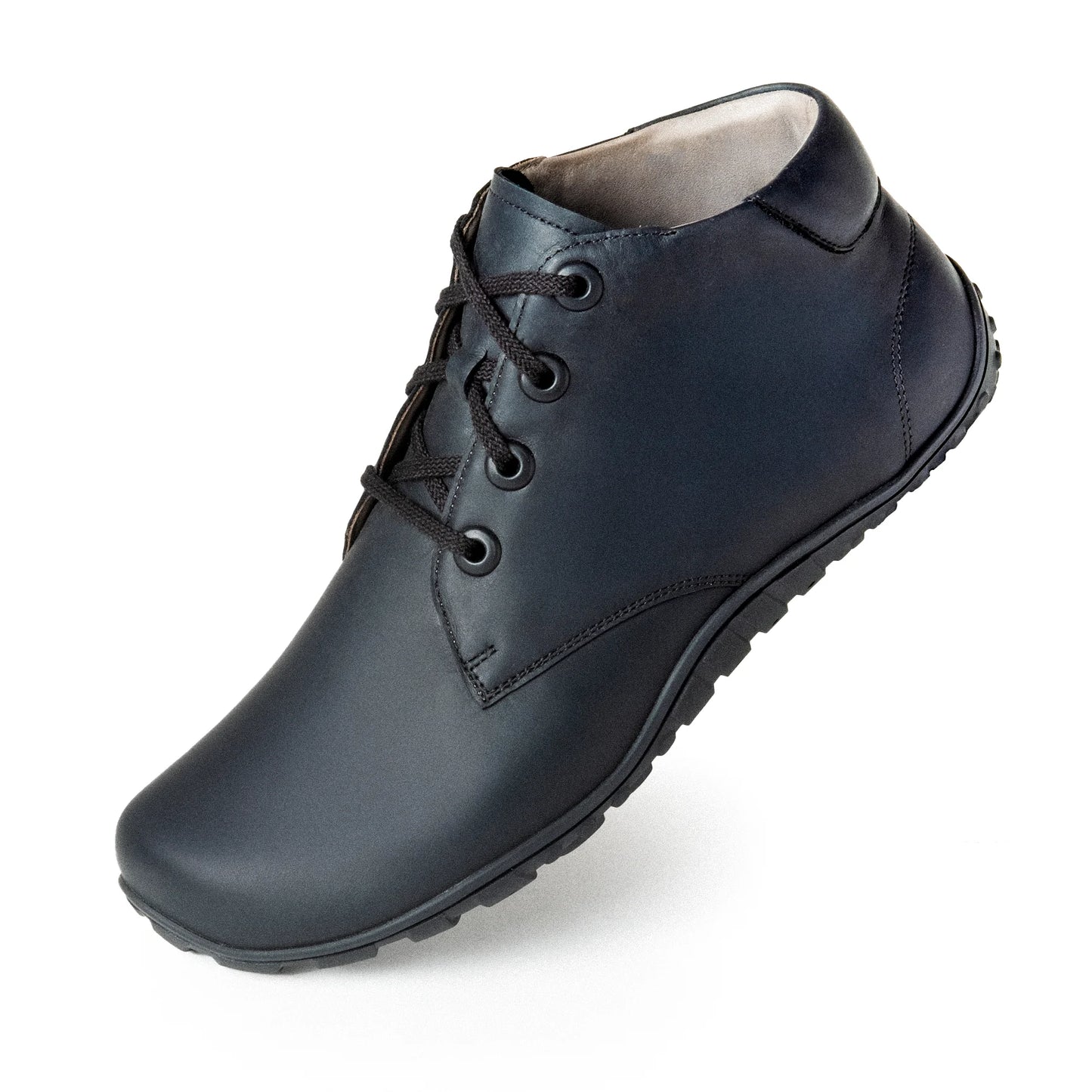 Baer Urban Leder Executive Barefoot Shoes for Men & Women - Profi (Black)