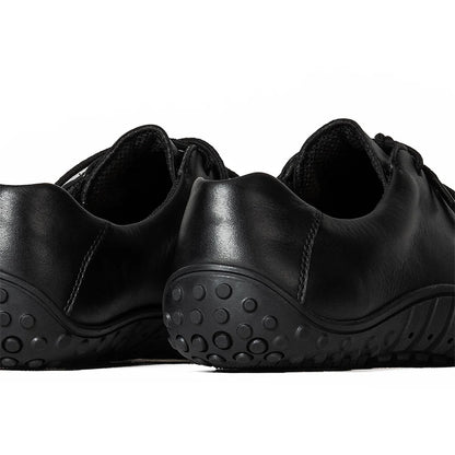 Baer Urban Leder Executive Barefoot Shoes for Men & Women - Black ( Baer Sole)