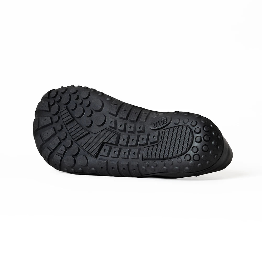 Baer Urban Leder Executive Barefoot Shoes for Men & Women - Black ( Baer Sole)