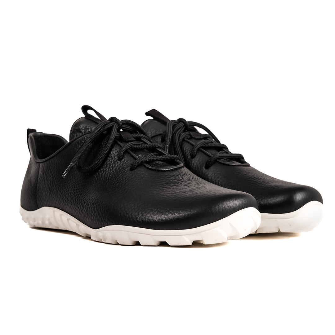Baer URBN Leder Klassisch Barefoot Shoes for Men & Women - White (Vibram Sole)