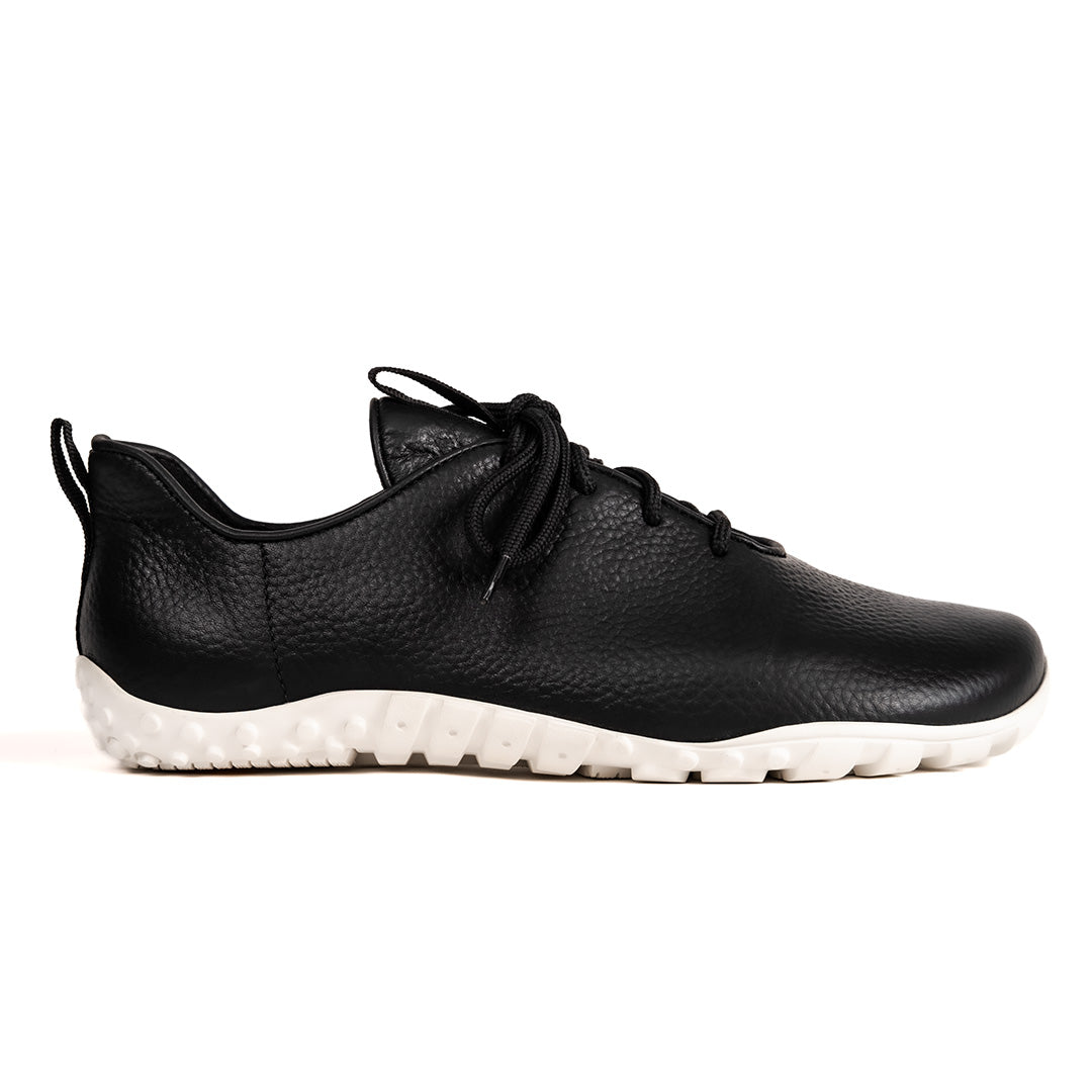 Baer URBN Leder Klassisch Barefoot Shoes for Men & Women - White (Vibram Sole)