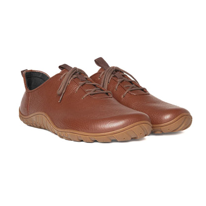 Baer URBN Leder Klassisch Barefoot Shoes for Men & Women - Brown ( Baer Sole)