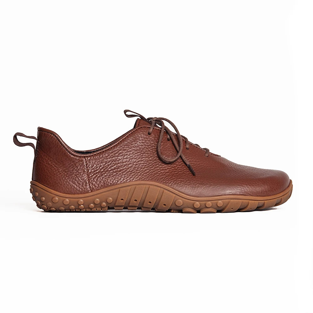 Baer URBN Leder Klassisch Barefoot Shoes for Men & Women - Brown ( Baer Sole)