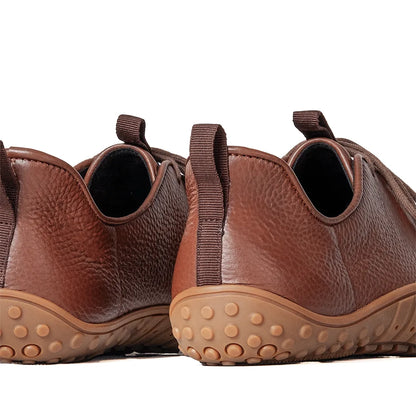 Baer URBN Leder Klassisch Barefoot Shoes for Men & Women - Brown ( Baer Sole)