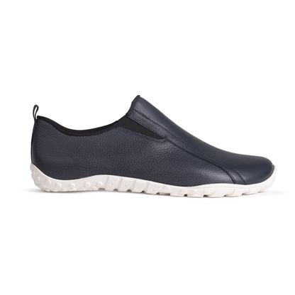 Baer Freiheit Barfuß Slip-on Barefoot Shoes for Men & Women - Navy Blue (Vibram Sole)