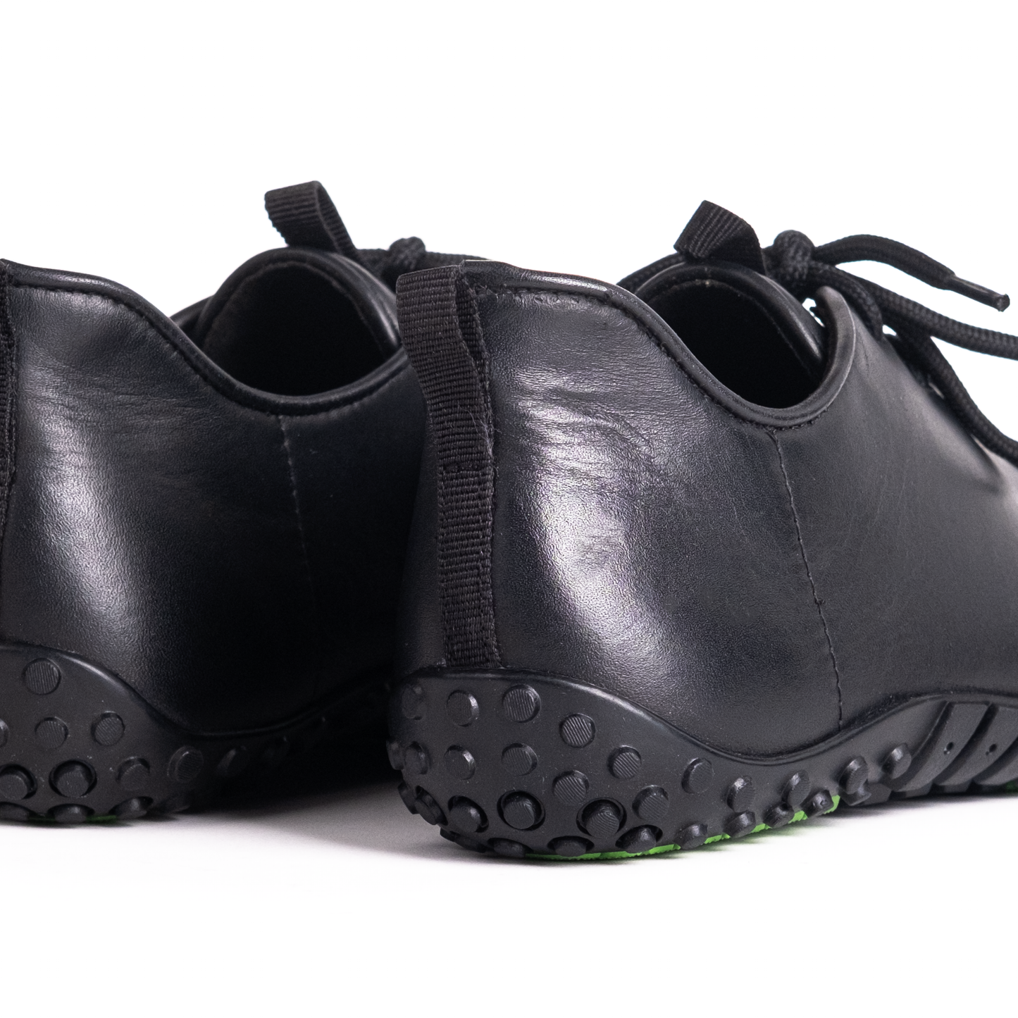 Baer URBN Leder Klassisch Barefoot Shoes for Men & Women - Black (Vibram Sole)