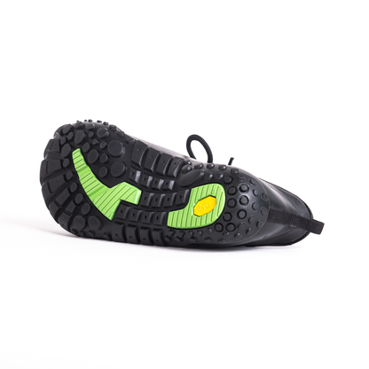 Baer URBN Leder Klassisch Barefoot Shoes for Men & Women - Black (Vibram Sole)