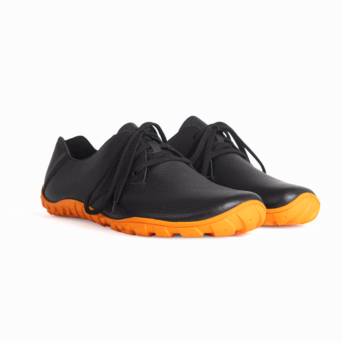 Baer URBN Leder Exekutive Barefoot Shoes for Men & Women - Orange (Vibram Sole)