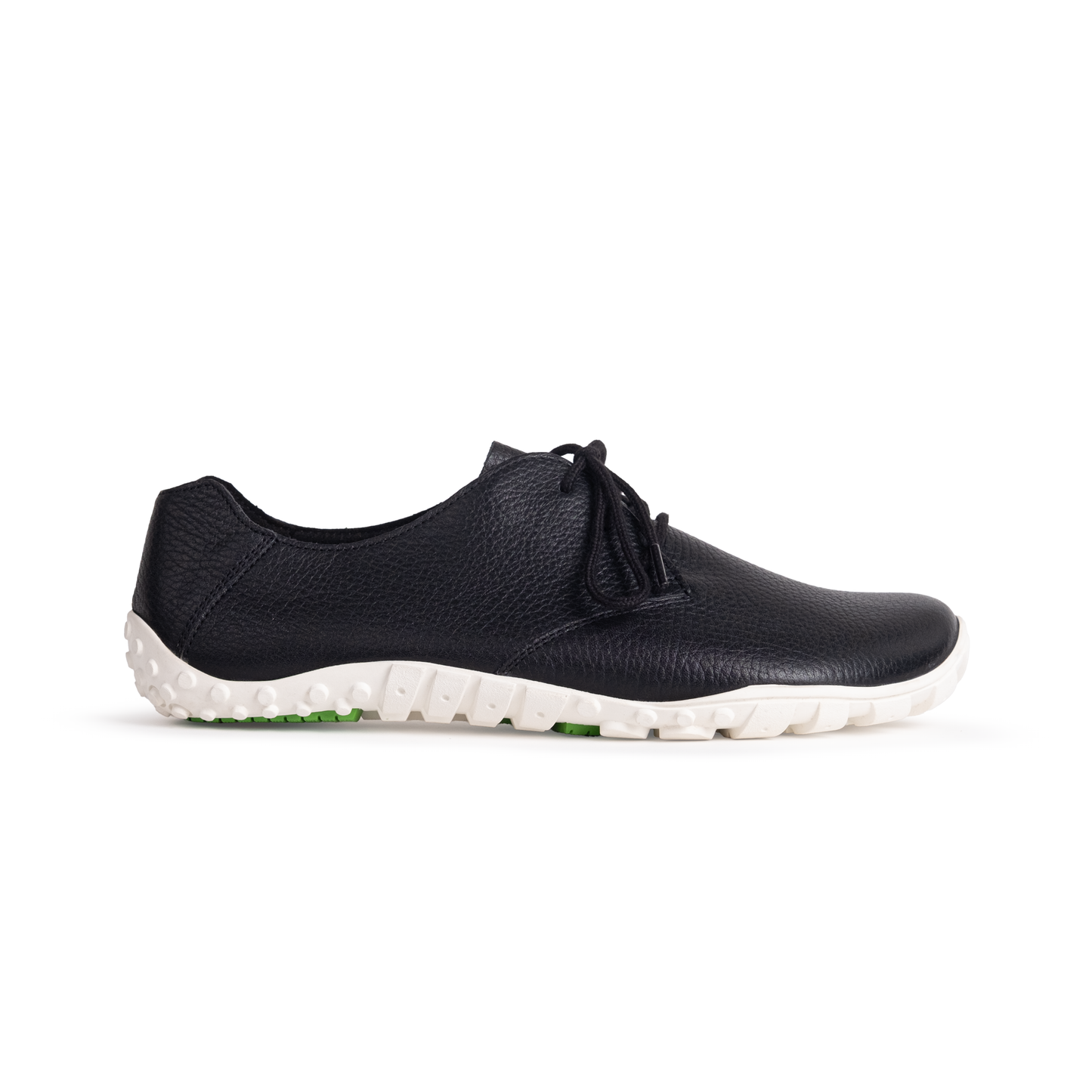 Baer URBN Leder Exekutive Barefoot Shoes for Men & Women - Black & White (Vibram Sole)
