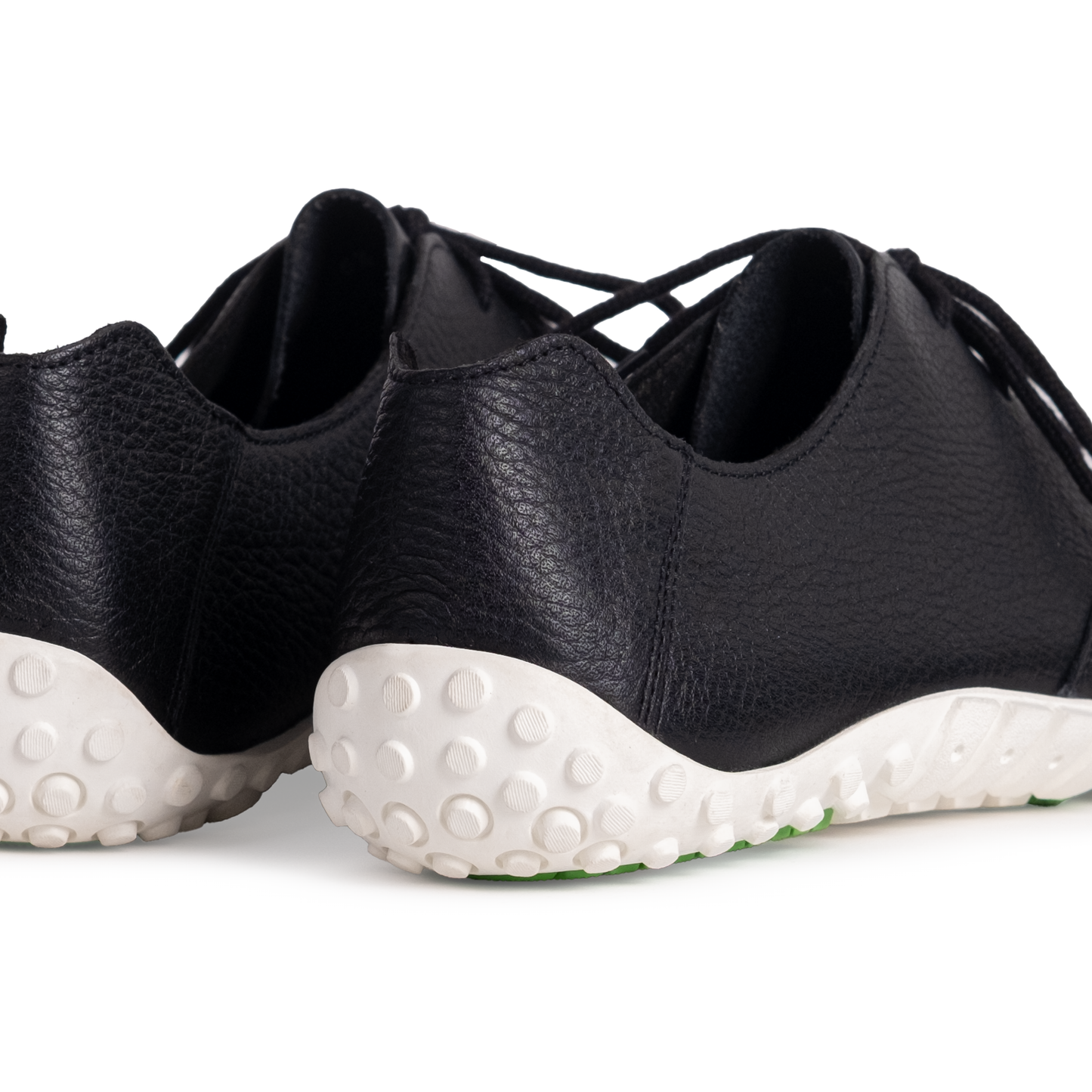 Baer URBN Leder Exekutive Barefoot Shoes for Men & Women - Black & White (Vibram Sole)
