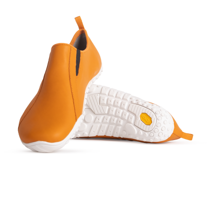 Baer Freiheit Barfuß Slip-on Barefoot Shoes for Men & Women - Orange (Vibram Sole)