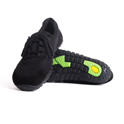 Baer Comfy Barfuß Barefoot shoes for Men & Women - Black (Vibram Sole)