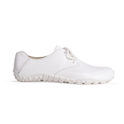 Baer URBN Leder Exekutive Barefoot Shoes for Men & Women - White (Vibram Sole)