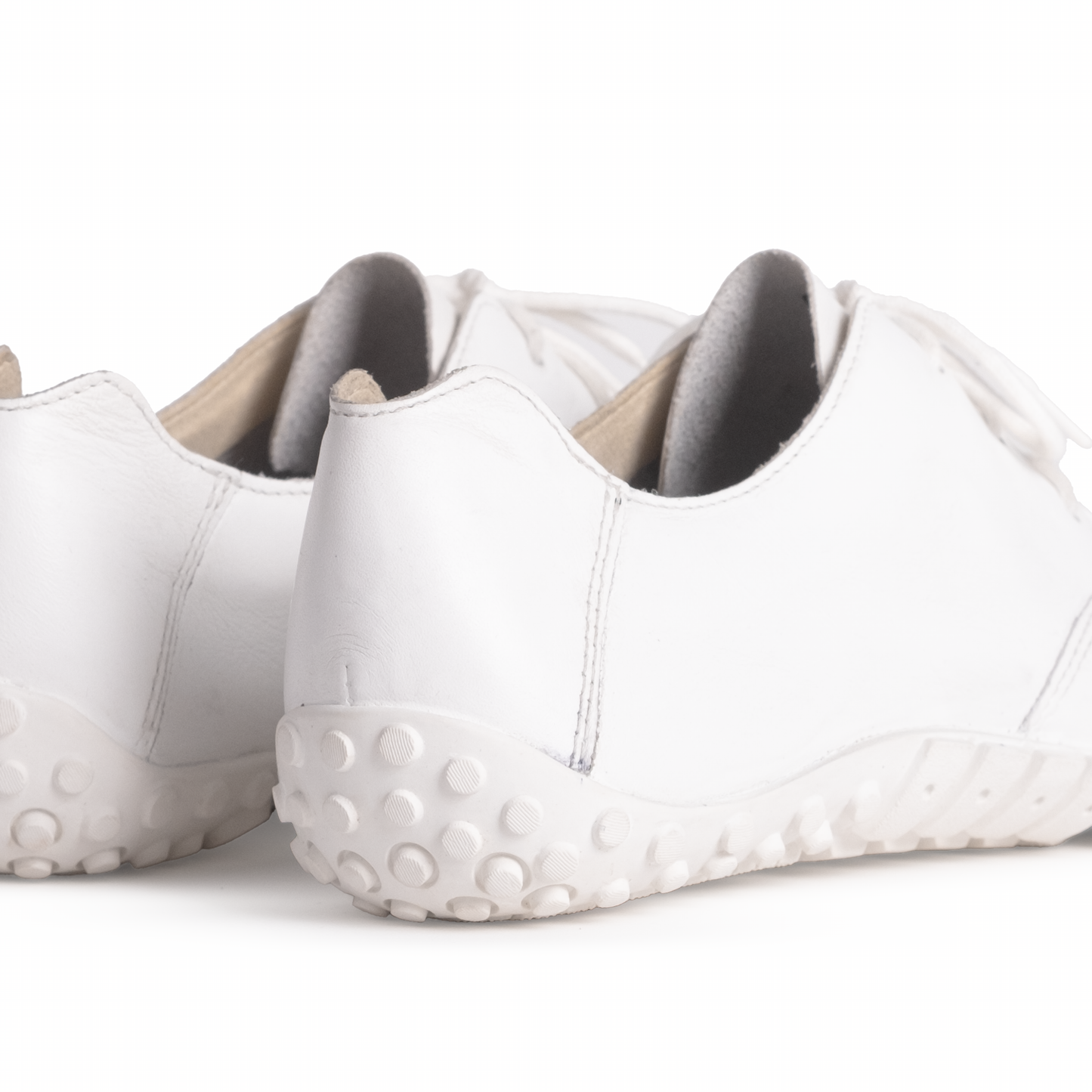Baer URBN Leder Exekutive Barefoot Shoes for Men & Women - White (Vibram Sole)