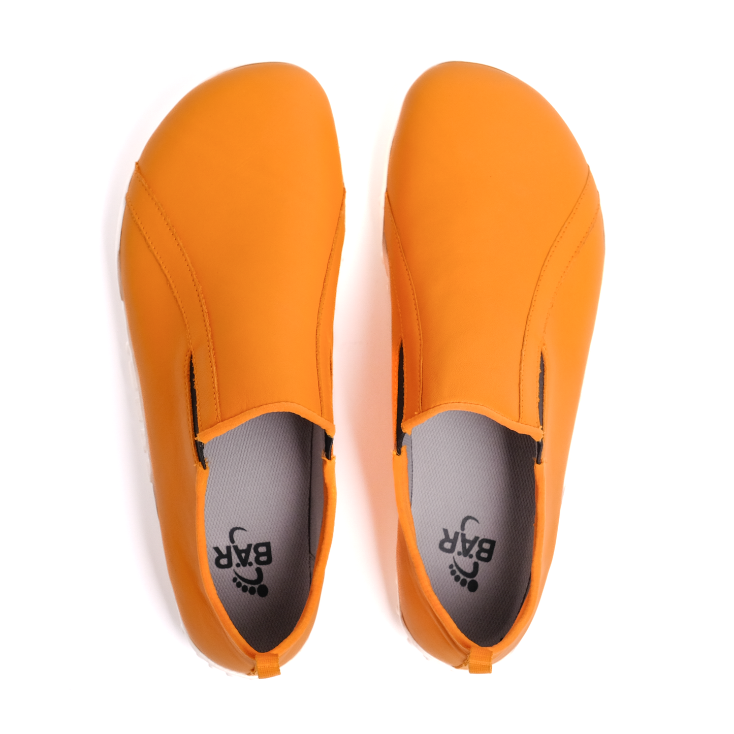 Baer Freiheit Barfuß Slip-on Barefoot Shoes for Men & Women - Orange (Vibram Sole)