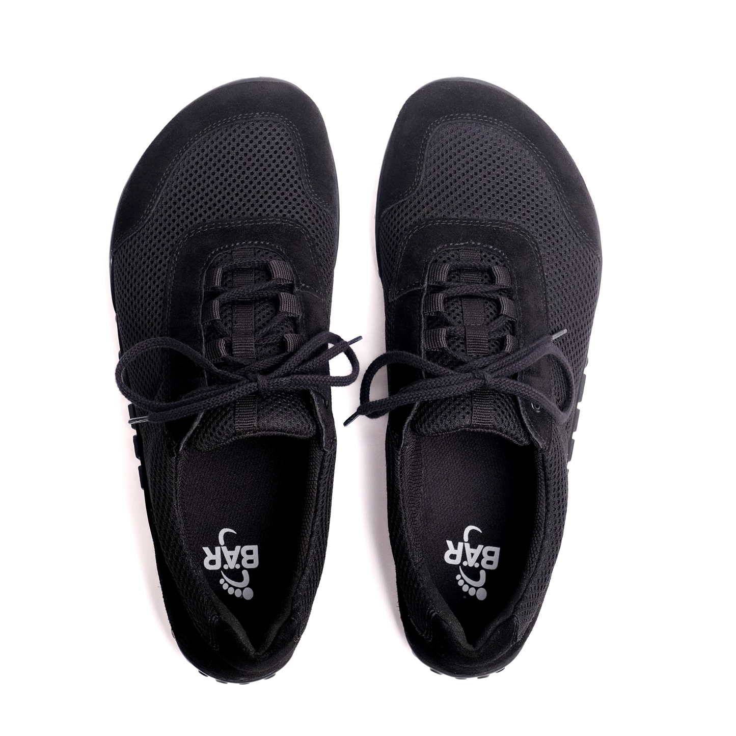 Baer Comfy Barfuß Barefoot shoes for Men & Women - Black (Vibram Sole)