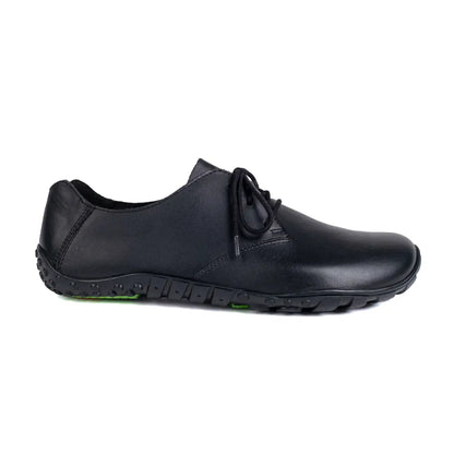 Baer URBN Leder Exekutive Barefoot Shoes for Men & Women - Black (Vibram Sole)