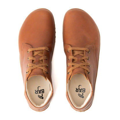 Baer Urban Leder Executive Barefoot shoes for women & Men - Profi (Tan)