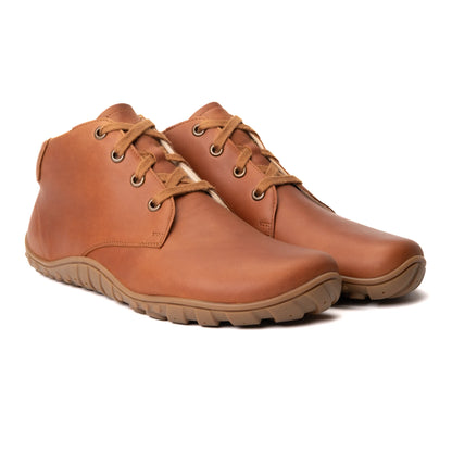 Baer Urban Leder Executive Barefoot shoes for women & Men - Profi (Tan)