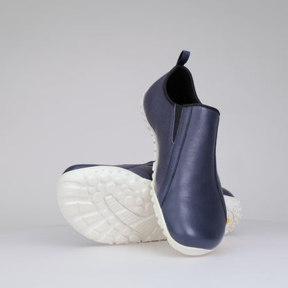 Baer Freiheit Barfuß Slip-on Barefoot Shoes for Men & Women - Navy Blue (Vibram Sole)